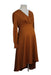 A Brown Long Sleeve Dresses from Mamalicious in size Maternity-S for maternity. (Back View)