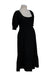 A Black Short Sleeve Dresses from Hill House in size XXS for maternity. (Back View)