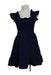 A Navy Sleeveless Dresses from Hill House in size XXS for maternity. (Front View)