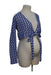 A Blue Long Sleeve Tops from Hill House in size Maternity-XS for maternity. (Back View)