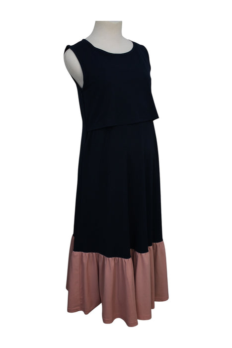 A Black Sleeveless Dresses from Jump Eat Cry in size Maternity-XS for maternity. (Back View)