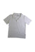 A White Short Sleeve Polos from City Threads in size 6T for boy. (Front View)