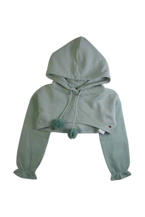 A Green Long Sleeve Tops from Tutulamb in size 4T for girl. (Front View)