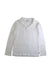 A White Long Sleeve Polos from City Threads in size 8Y for boy. (Front View)