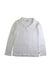 A White Long Sleeve Polos from City Threads in size 8Y for boy. (Front View)