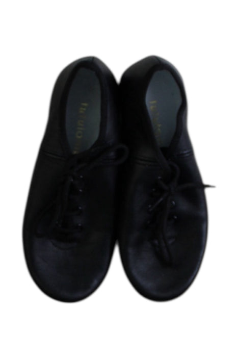 A Black Flats from Tutulamb in size 7Y for girl. (Back View)