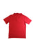 A Red Short Sleeve Polos from City Threads in size 7Y for boy. (Back View)