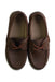 A Brown Loafers & Moccasins from Janie & Jack in size 5T for boy. (Back View)