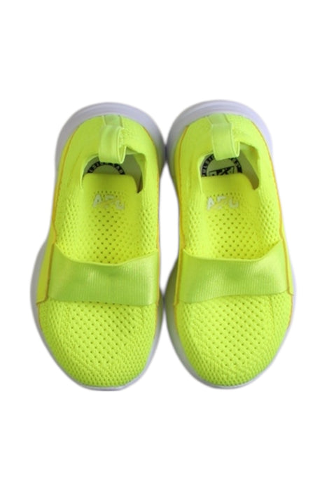 A Yellow Sneakers from APL in size 3T for neutral. (Back View)
