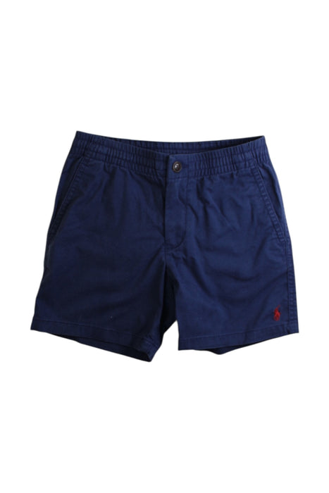 A Navy Shorts from Polo Ralph Lauren in size 7Y for boy. (Front View)