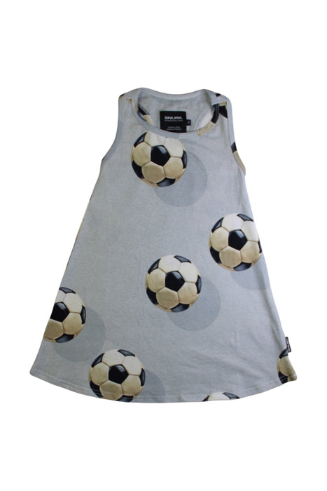 A Multicolour Sleeveless Dresses from Snurk in size 3T for girl. (Front View)