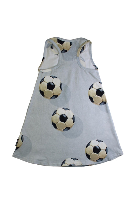 A Multicolour Sleeveless Dresses from Snurk in size 3T for girl. (Back View)