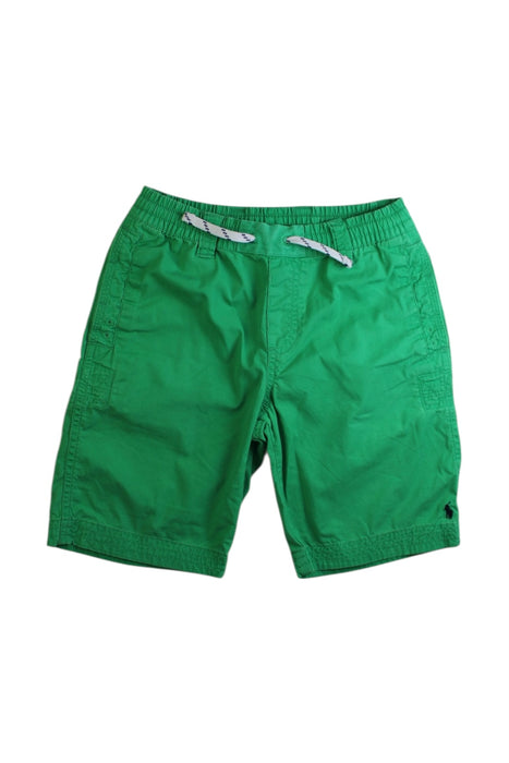A Green Shorts from Polo Ralph Lauren in size 7Y for boy. (Front View)