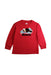 A Red Crewneck Sweatshirts from Roots in size 3T for boy. (Front View)