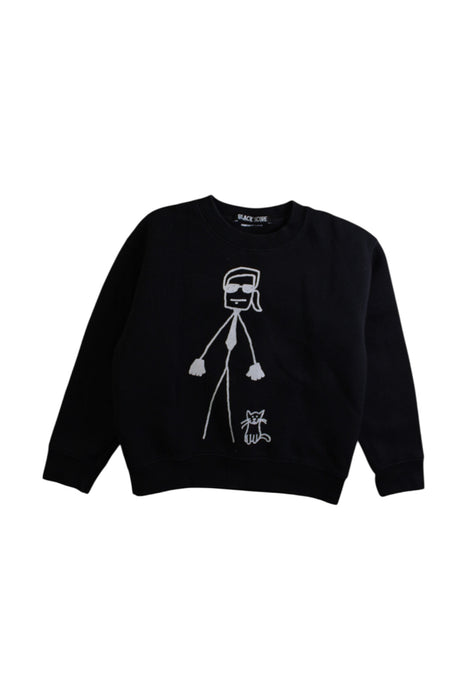 A Black Crewneck Sweatshirts from Black Score in size 3T for girl. (Front View)