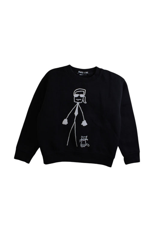 A Black Crewneck Sweatshirts from Black Score in size 3T for girl. (Front View)