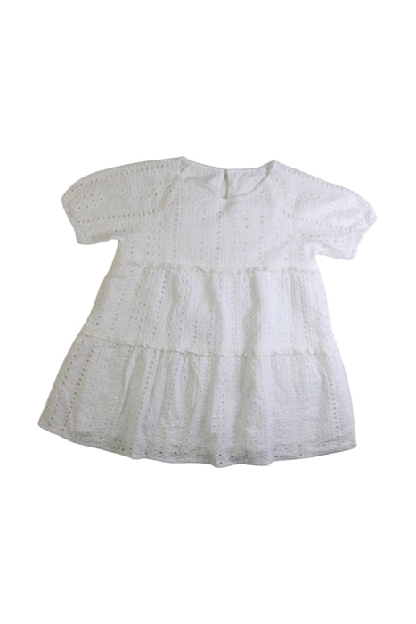 A White Short Sleeve Dresses from Jump Eat Cry in size 18-24M for girl. (Front View)
