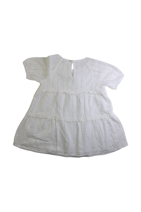 A White Short Sleeve Dresses from Jump Eat Cry in size 18-24M for girl. (Back View)