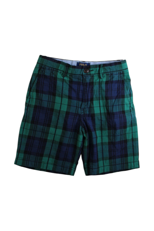 A Green Shorts from Polo Ralph Lauren in size 7Y for boy. (Front View)