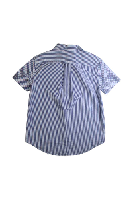 A Blue Long Sleeve Shirts from Ralph Lauren in size 7Y for boy. (Back View)