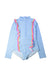 A Multicolour Rash Guards from Boden in size 11Y for girl. (Front View)