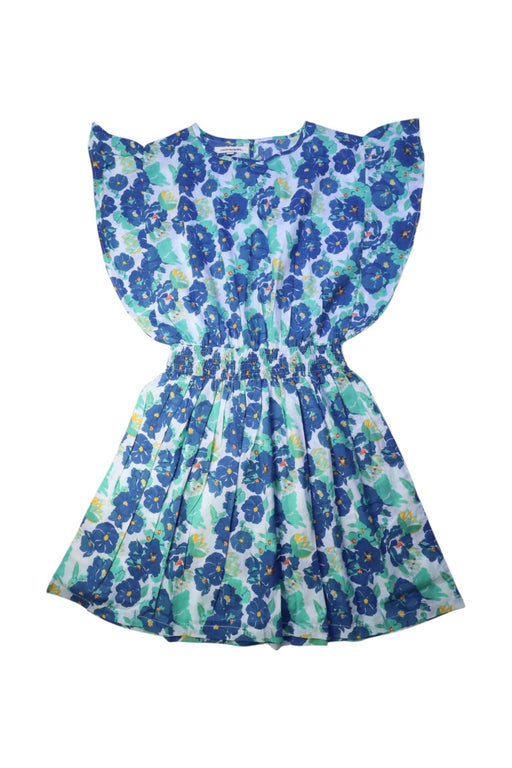 A Multicolour Short Sleeve Dresses from Le Petit Lucas du Tertre in size 10Y for girl. (Front View)