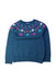 A Multicolour Knit Sweaters from Jacadi in size 8Y for girl. (Front View)