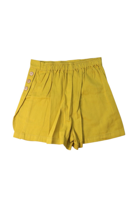 A Yellow Skorts from Soor Ploom in size 12Y for girl. (Back View)