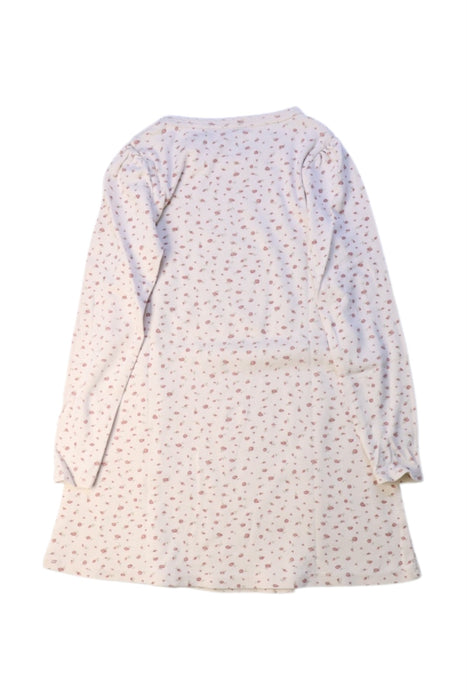 A White Long Sleeve Dresses from Soor Ploom in size 4T for girl. (Back View)