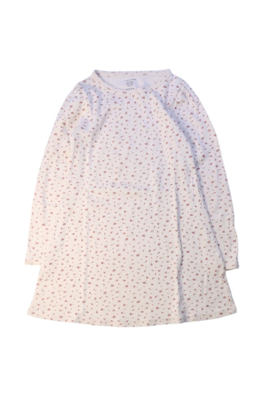 A White Long Sleeve Dresses from Soor Ploom in size 4T for girl. (Front View)