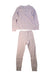 A Pink Pyjama Sets from Soor Ploom in size 6T for girl. (Back View)