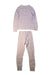 A Pink Pyjama Sets from Soor Ploom in size 6T for girl. (Back View)