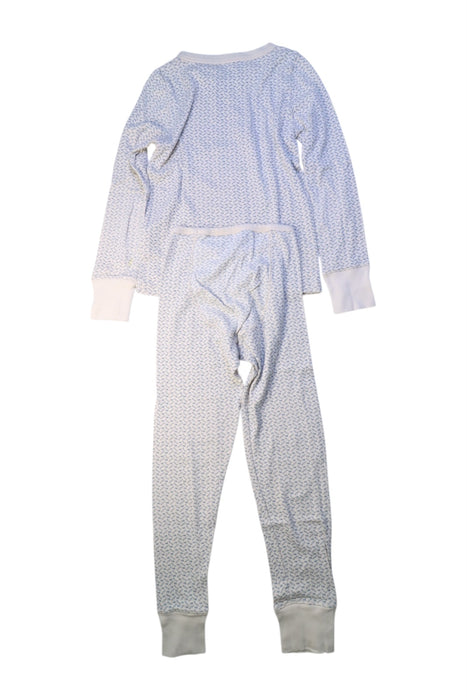 A White Pyjama Sets from Soor Ploom in size 8Y for girl. (Back View)