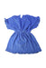 A Blue Short Sleeve Dresses from We Are Kids in size 8Y for girl. (Back View)