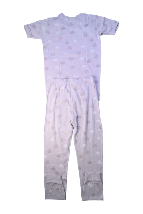 A White Pyjama Sets from Petit Lem in size 10Y for girl. (Back View)