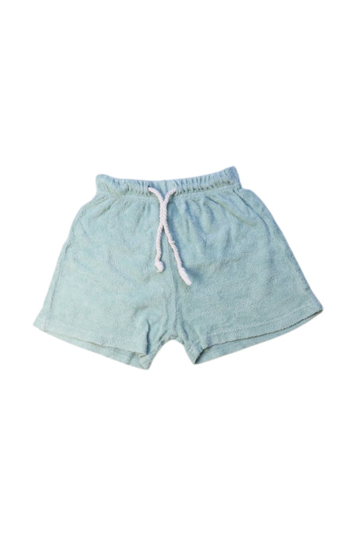A Green Shorts from Nature Baby in size 3T for boy. (Front View)