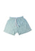 A Green Shorts from Nature Baby in size 3T for boy. (Front View)