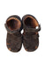 A Brown Sandals from Petit Nord in size 3T for boy. (Back View)