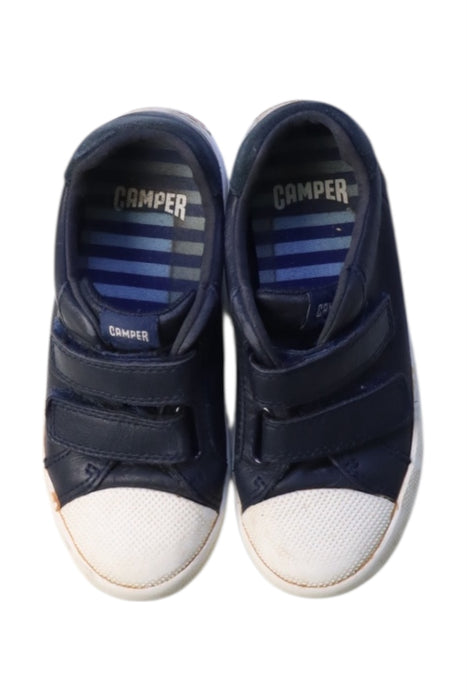 A Navy Sneakers from Camper in size 4T for boy. (Back View)