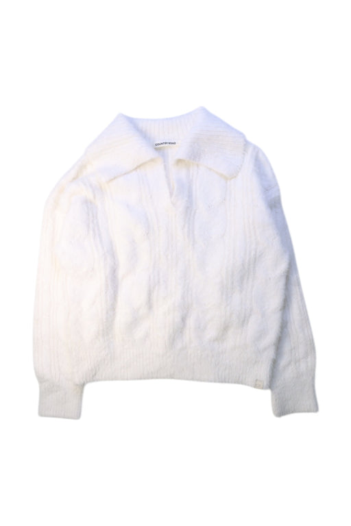 A White Knit Sweaters from Country Road in size 8Y for girl. (Front View)