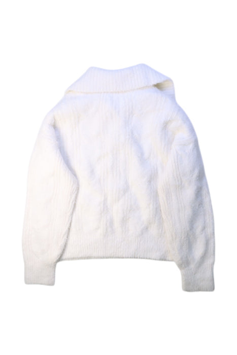 A White Knit Sweaters from Country Road in size 8Y for girl. (Back View)