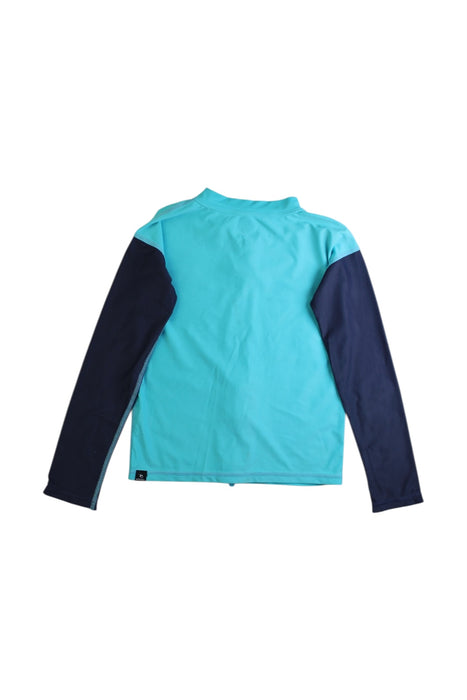A Teal Rash Guards from Rip Curl in size 6T for boy. (Back View)