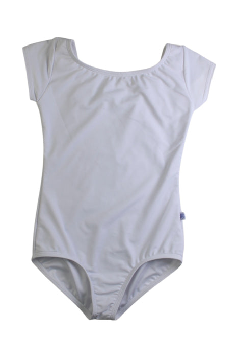 A White Leotards from Corps Dancewear in size 3T for girl. (Front View)