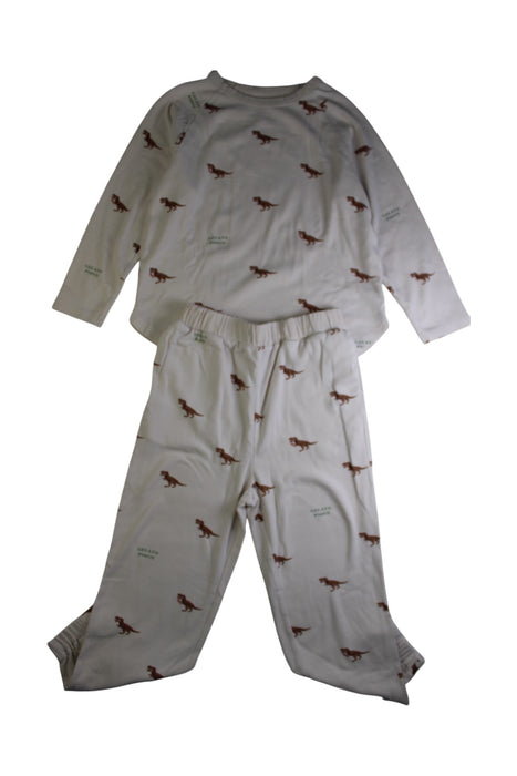 A White Pyjama Sets from Gelato Pique in size 8Y for boy. (Front View)