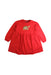 A Red Long Sleeve Dresses from Moschino in size 3T for girl. (Front View)