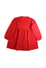 A Red Long Sleeve Dresses from Moschino in size 3T for girl. (Back View)