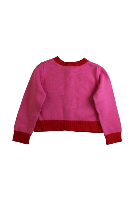 A Pink Cardigans from Jacadi in size 3T for girl. (Back View)