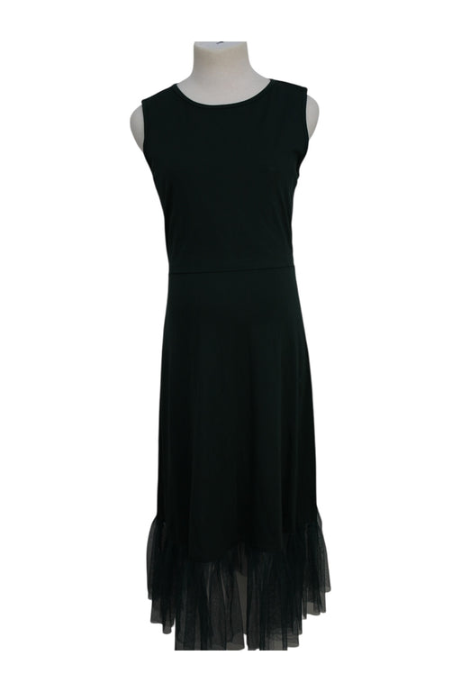 A Blue Sleeveless Dresses from Jump Eat Cry in size Maternity-L for maternity. (Front View)