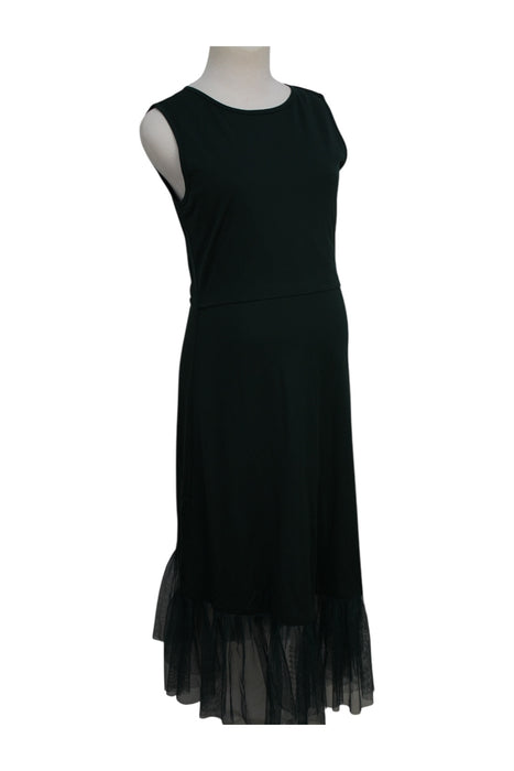 A Blue Sleeveless Dresses from Jump Eat Cry in size Maternity-L for maternity. (Back View)