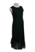 A Blue Sleeveless Dresses from Jump Eat Cry in size Maternity-L for maternity. (Back View)